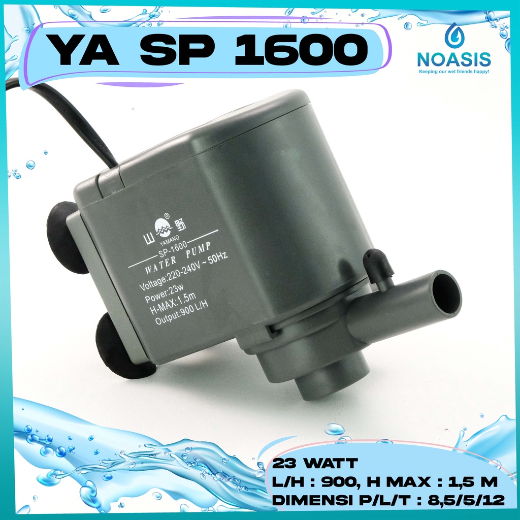 MESIN POMPA AQUARIUM YAMANO SP1600 SP-1600 AKUARIUM AQUASCAPE