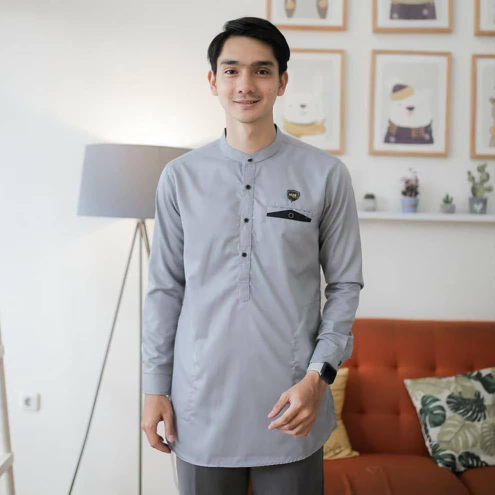 Baju Koko Kurta Dewasa Lengan Panjang Material Catton Adem Serap Keringat Couple Kurta Toyobo Ori