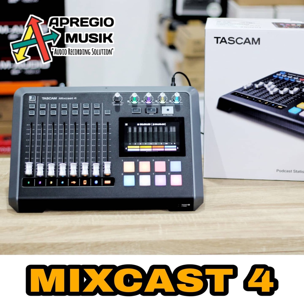 Tascam Mixcast 4 Mixer USB Podcast 4 orang