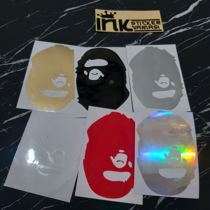 

STICKER LOGO BAPE CUTTING