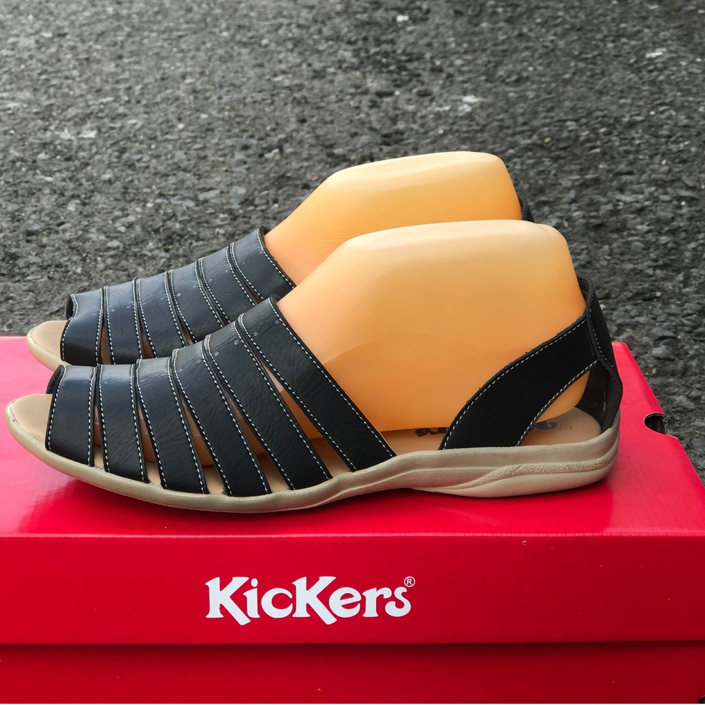 Baru!!! SANDAL KICKERS CEWEK TALI SEMI KULIT