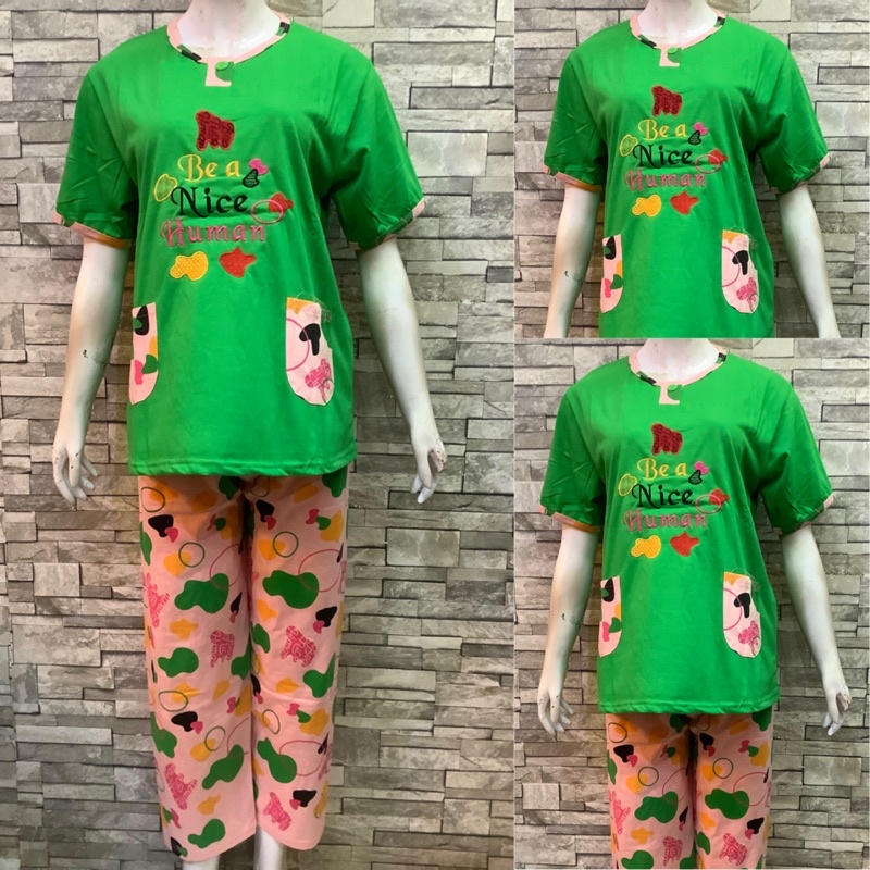 CP DAILILAN STANDAR | BAJU TIDUR | COD | PIYAMA-Bea Hijau