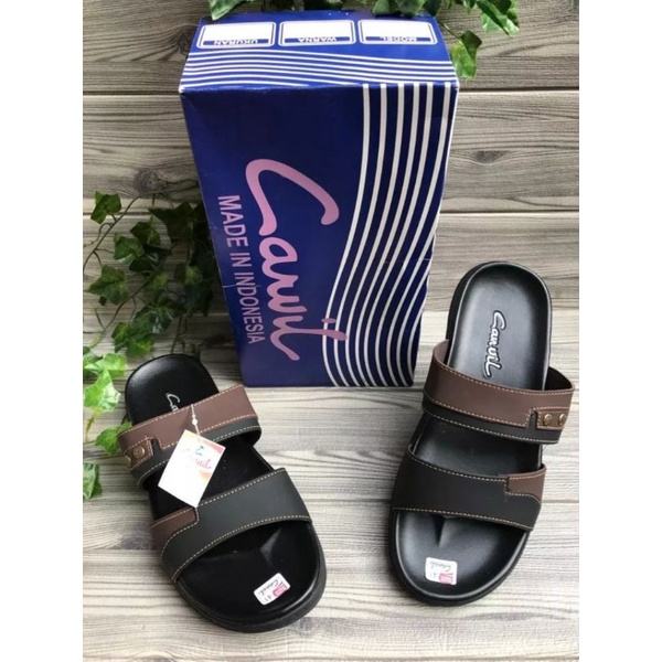 Sandal carvil pria Sandal selop Sandal casual terbaru Kode HK