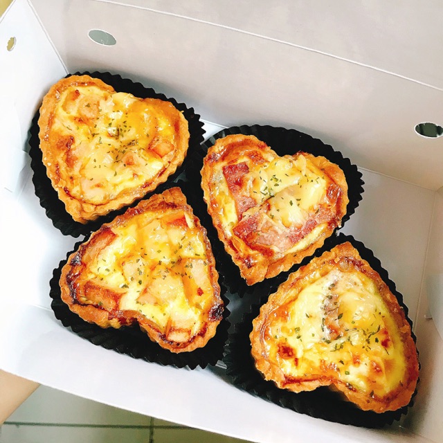 

Personal heart-shaped Quiche (7cm)