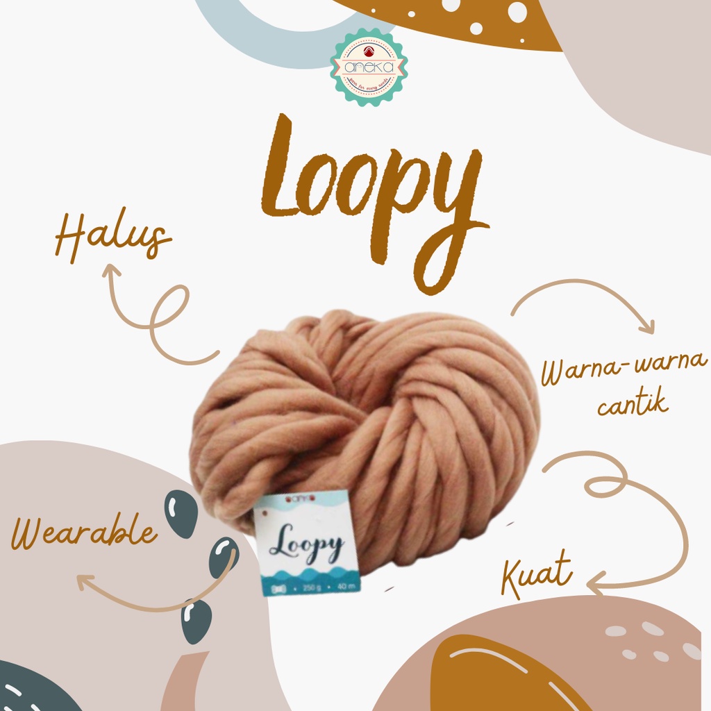 KATALOG - Benang Wol / Wool Ekstra Tebal - LOOPY YARN PART 2