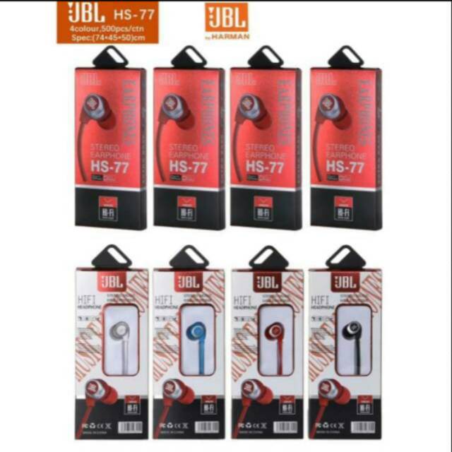 EARPHONE JBL STEREO EARPHONE HS-77