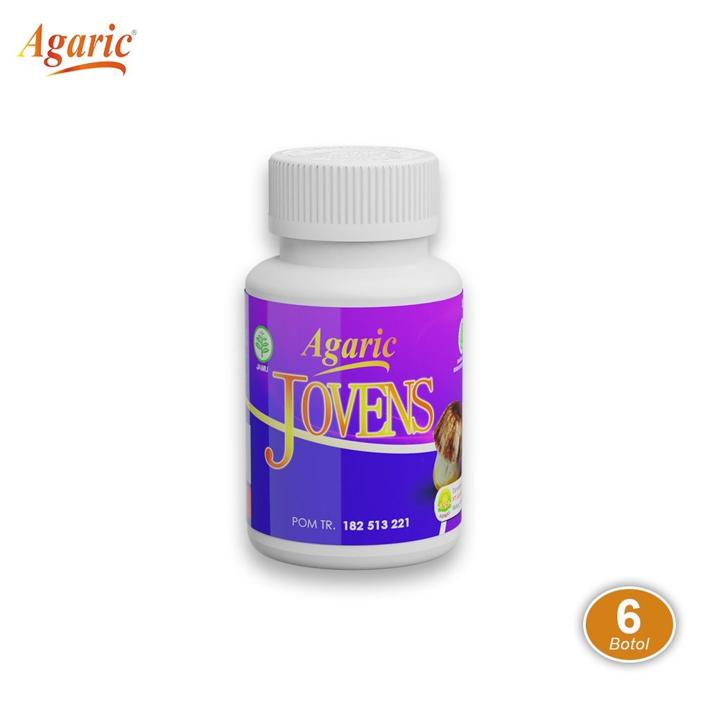 Agaric Jovens | Paket 6 Botol | obat Kanker Miom & Kista Pelancar Haid Dan Keputihan