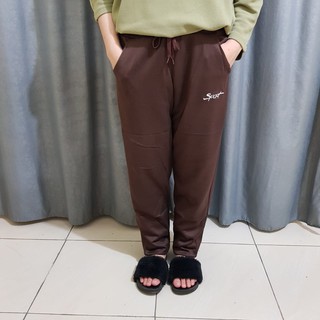  Celana  Jogger  Celana  Training Wanita  Sporty 918 3 Shopee  