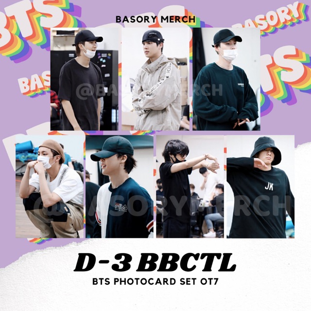 [READY STOCK] BTS PHOTOCARD SET OT7 D-3 BANGBANGCON THE LIVE KPOP