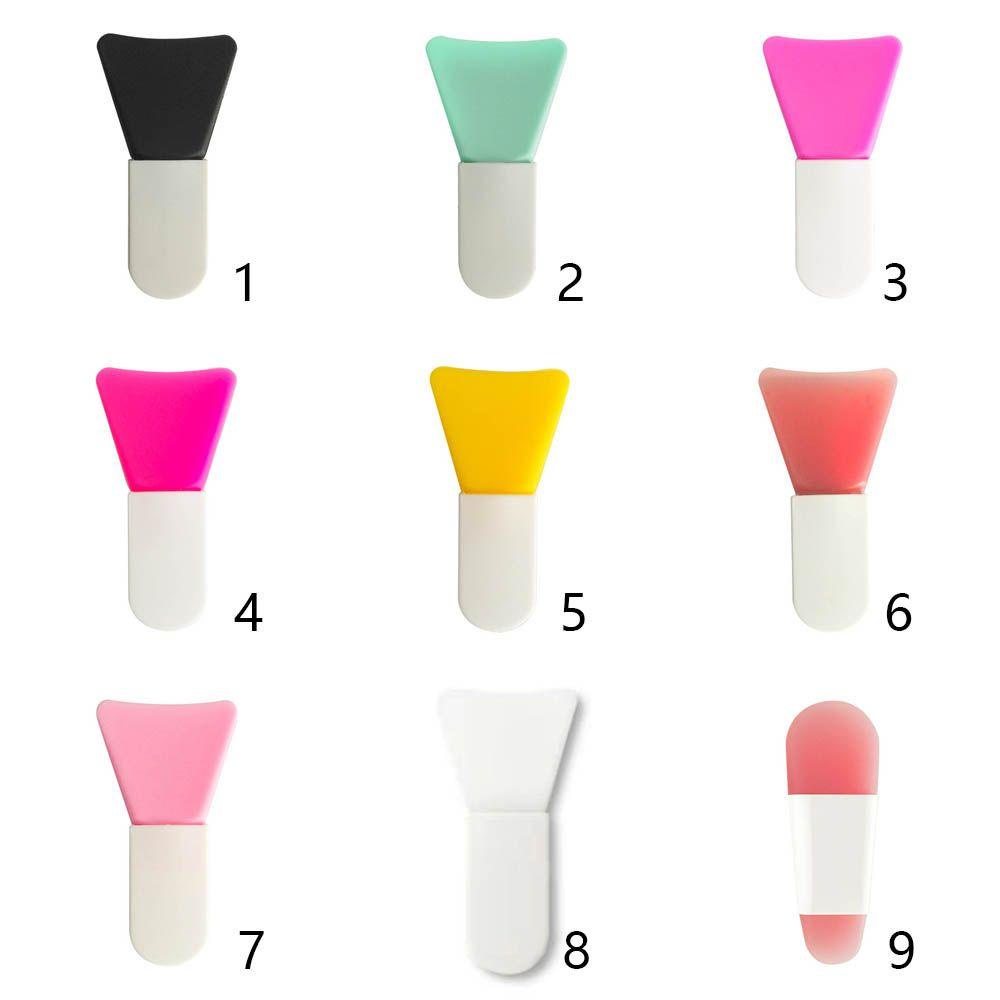 R-flower Makeup Brushes Silicone Reusable Alat Perawatan Kulit Pencampuran Lumpur