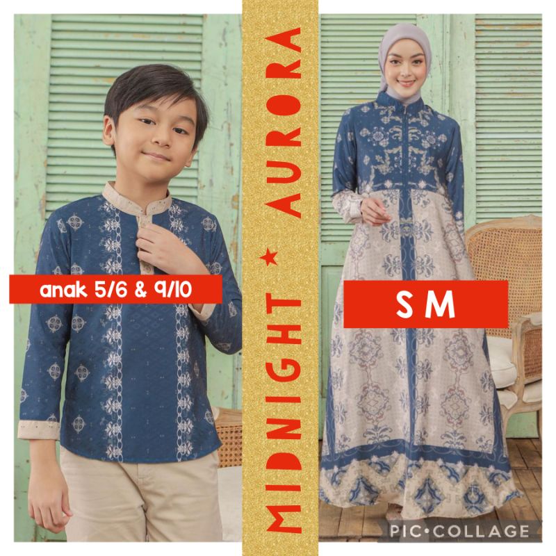 aurora kienka series dress midnight M L // koko anak 5/6 9/10