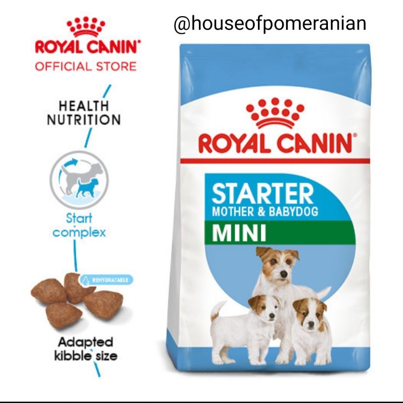 royal canin mini starter mother and baby dog 1KG dog food kibble induk hamil menyusui babies dog