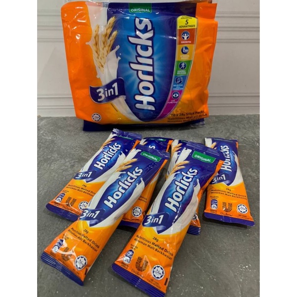 

1 Sacet Horlicks Original 3in1 Malaysia Halal