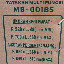 Tatakan Kulkas Mesin Cuci Maspion Multi Purpose Base MB001 Roda Kulkas Mesin Cuci Dudukan Kulkas