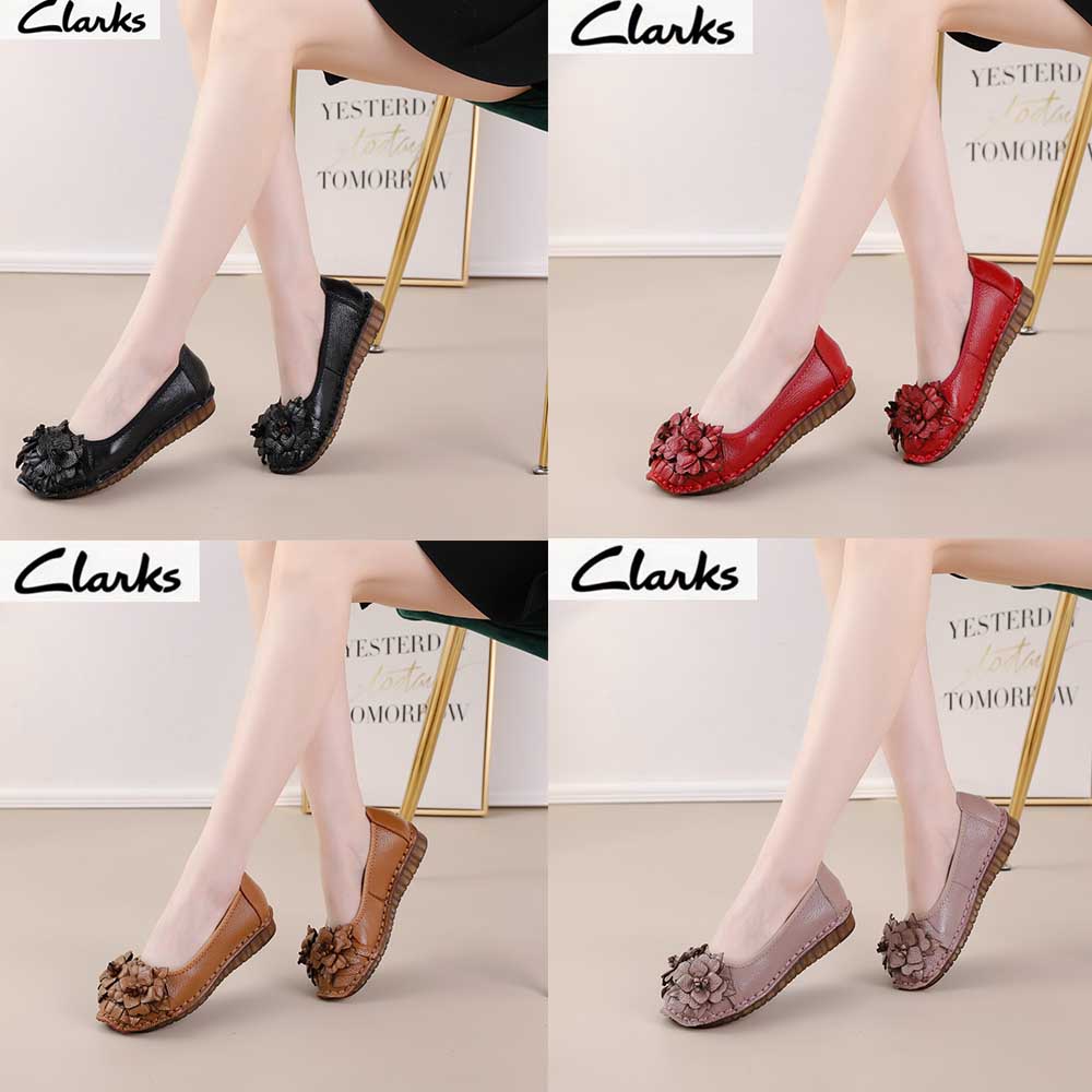 Clarks new pita Sepatu woman  clarks flat wanita kulit asli Sepatu Wanita  melati