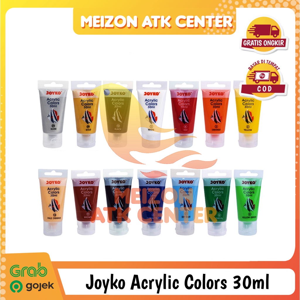 

JOYKO Acrylic Color ACC-30ML Cat Akrilik 30ml [1 PCS]