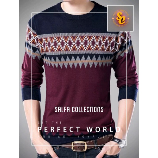 switer rajut pria&amp;wanita Harfiz,terbaru salfa collections