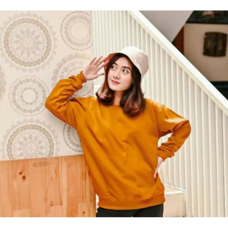 BASIC SWEATER POLOS - SWEATER POLOS WANITA
