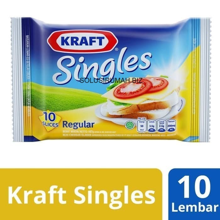 KEJU KRAFT SINGLES 10 SLICES 167g 10s 10lembar 10 lembar single pak