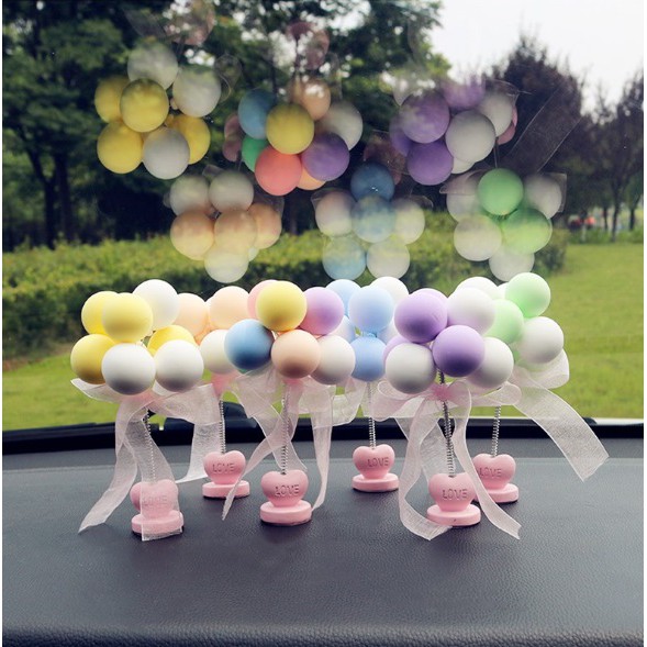 NEW Pajangan Mobil BALON PER PASTEL MACAROON Series