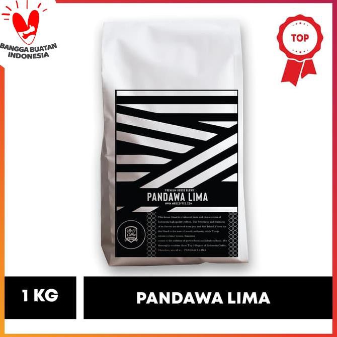 

PANDAWA5 PREMIUM House blend 100% Biji Kopi Arabika 1kg mrocoffee - BIJI SANGRAI BERGARANSI