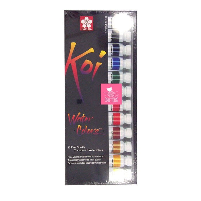 

SAKURA KOI WATER COLORS TUBE / CAT AIR ISI 12