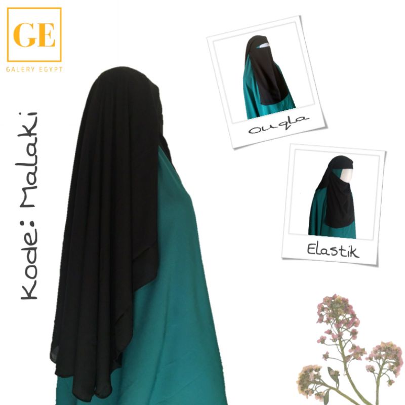 CADAR NIQAB 3LAYER MALAKI ZEINA ORI IMPORT MESIR