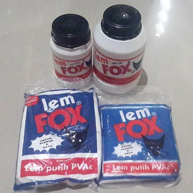 

Promo Awal tahun LEM FOX SACHET BIRU 350GR/ lem white latex glue wegabond slime thai Promo Awal