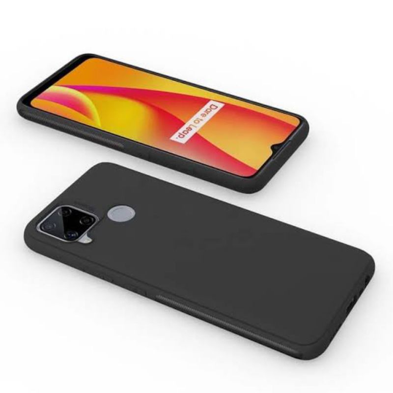 SOFTCASE BLACKMATTE REALME NARZO 30A