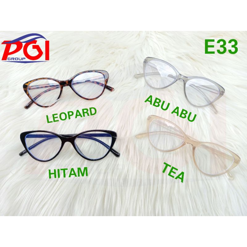 E ( E00033 ) KACAMATA KOREA ANTI RADIASI FASHION CAT / HARGA GROSIR