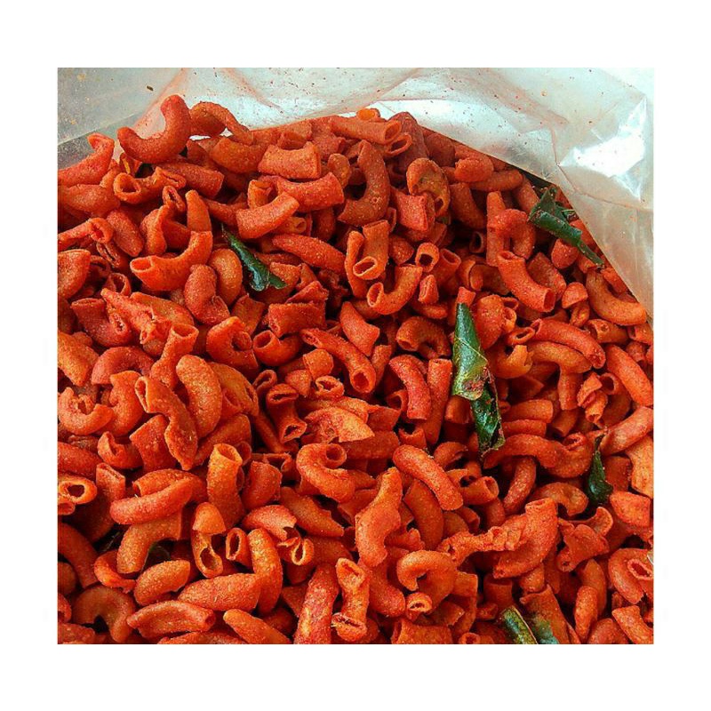 

Makaroni Pedas 100 gram Gurih Pedas Daun Jeruk
