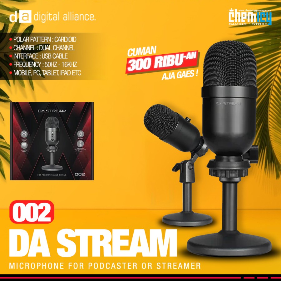 Digital Alliance DA Stream 002 Condenser Gaming Microphone