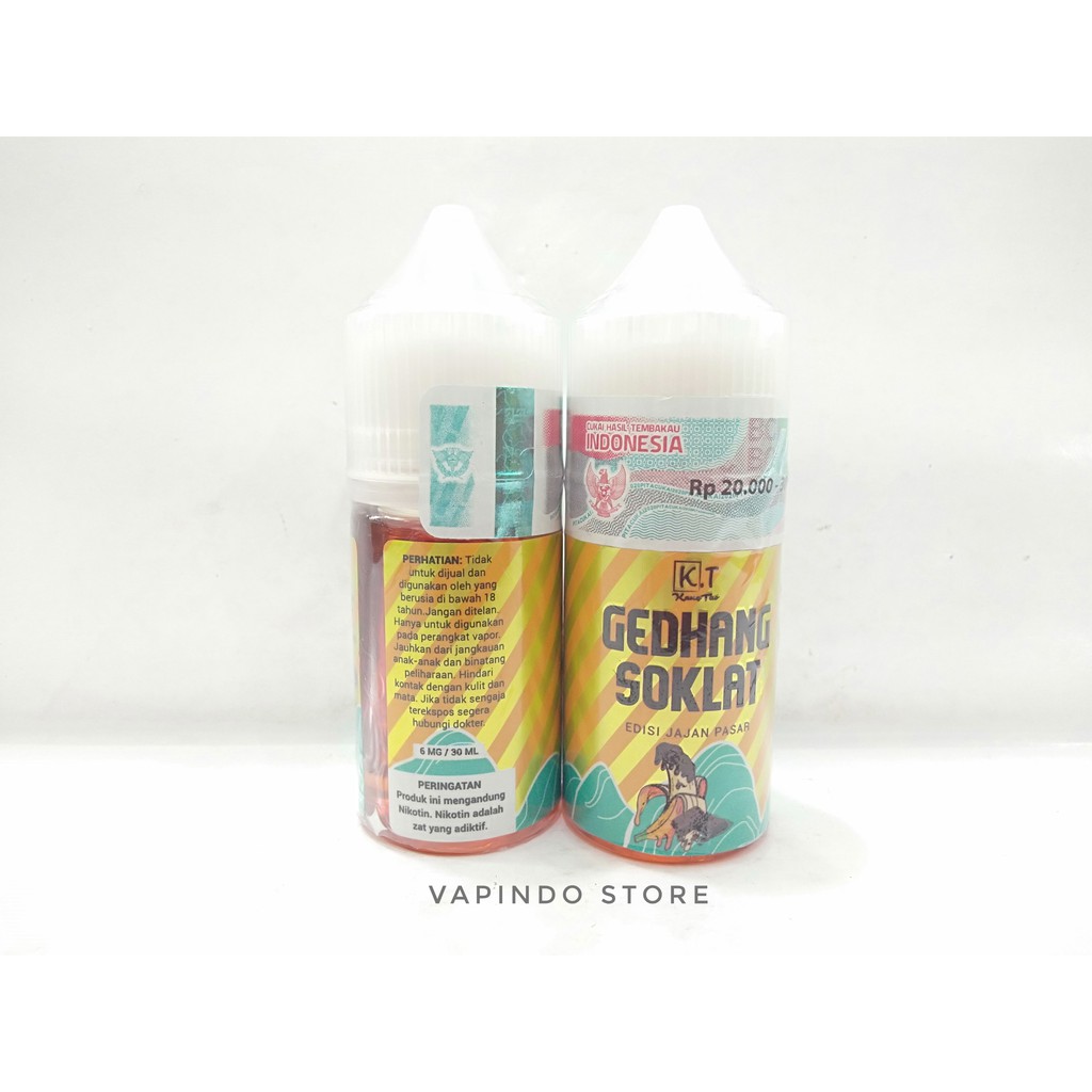 NIC 6MG JAJANAN PASAR GEDHANG SOKLAT 30ML KANGTAO BREWERY LIQUID VAPE