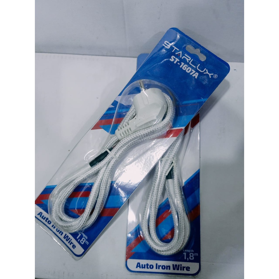 COD Kabel Setrika Starlux Arde 3 Kabel 1.8 Meter | Kabel Gepeng Stralux 2 Kabel Colokan Arde 3 Kabel1.8 Meter