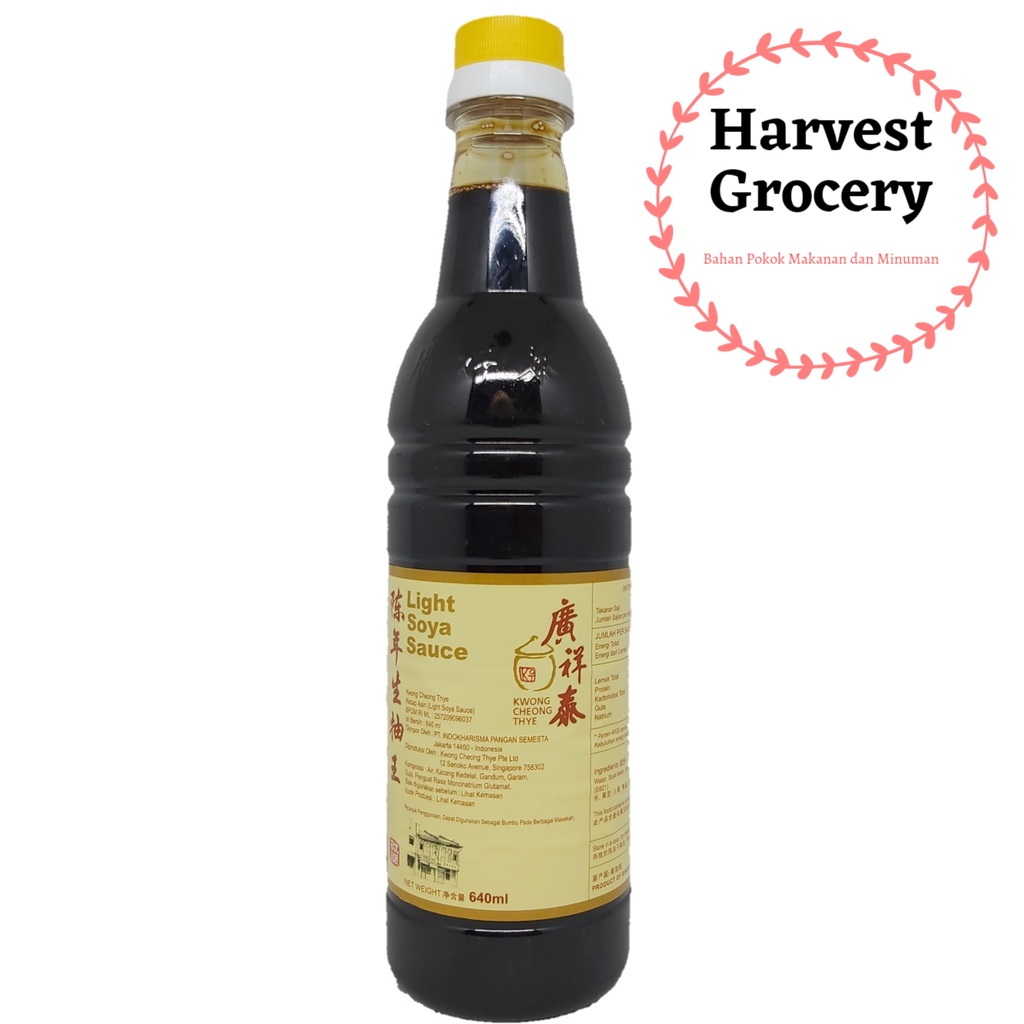 

KCT / Kwong Cheong Thye Light Soya Sauce 640ML