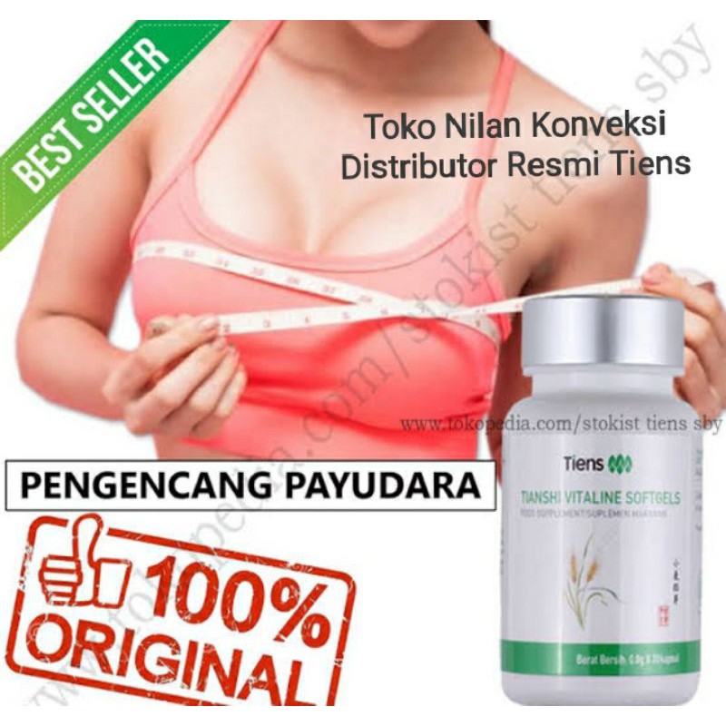 CREAM SOFT GELL VITALINE UNTUK MENGENCANGKAN & MEMPERBESAR PAYUDARA ORI PRODUK TIENS
