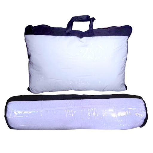 Bantal Guling Dewasa Pillow Bolster Bulu Angsa Bantal Silikon Cinta Putih Polos Canon 1 Set Bantal G