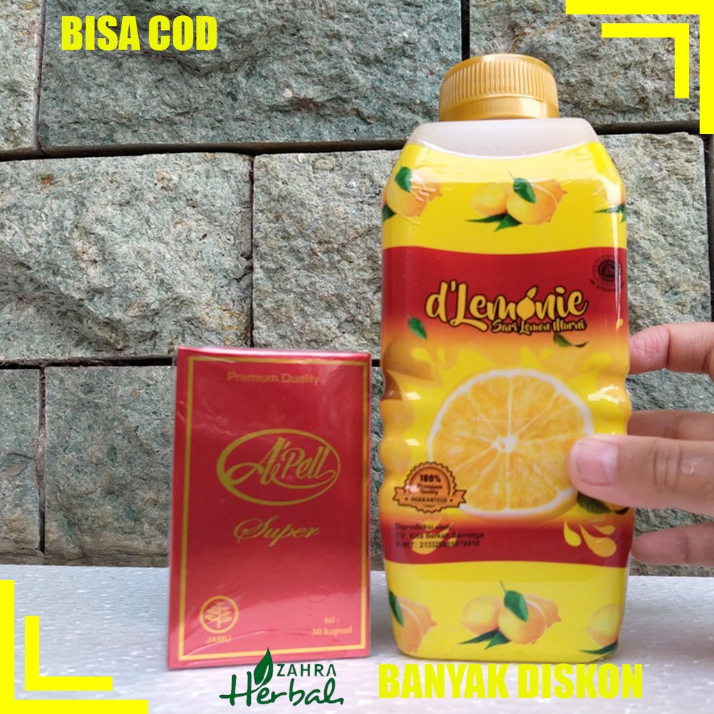 Pelangsing 15 Hari Paket D'Lemonie Apel Super Adel Melunturkan Lemak Tubuh