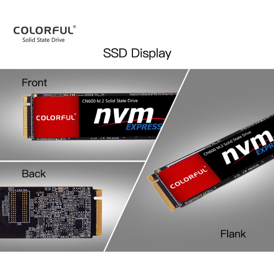 COLORFUL CN600 128GB M.2 NVMe - GARANSI 3 TAHUN 3D NAND SSD M2 CN 600