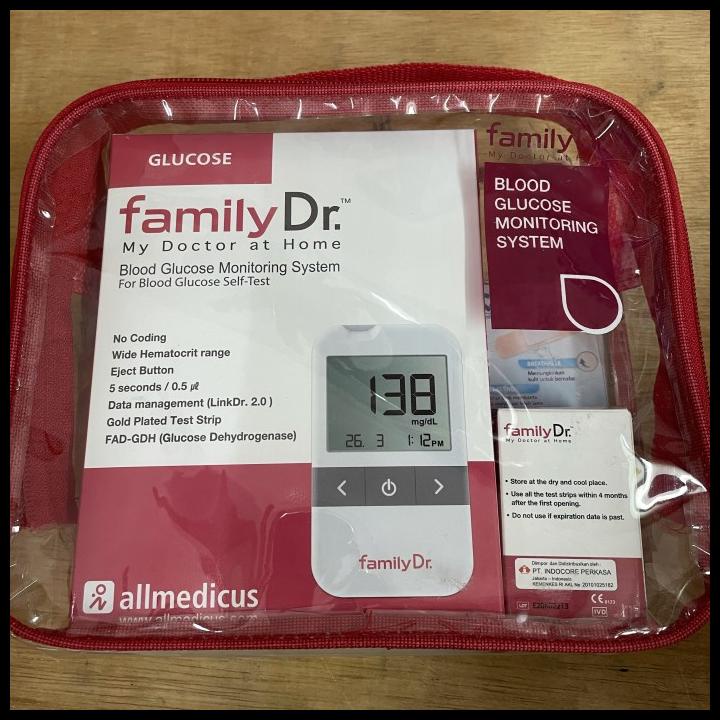 Alat Cek Gula Darah Family Dr Paket / Alat Test Gula Darah Family Dr
