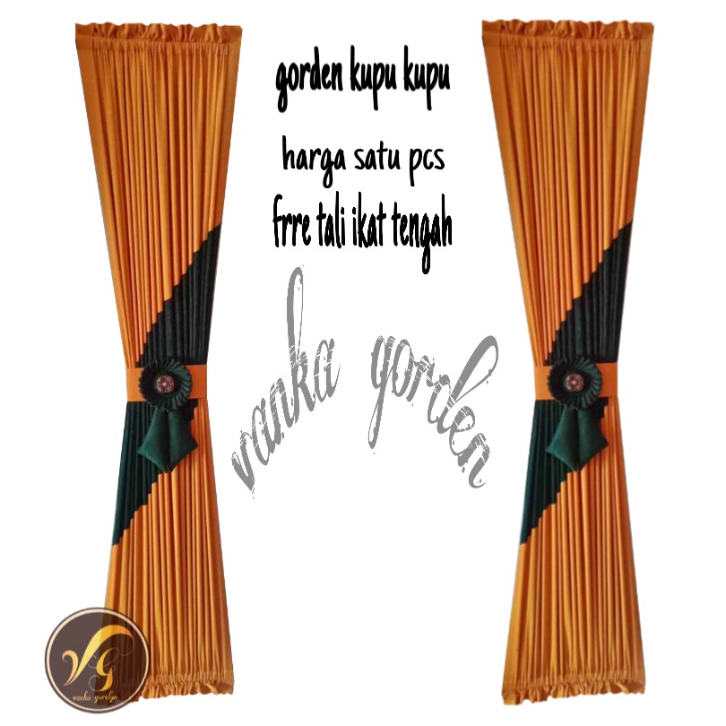 Murah Hordeng/gordyn/Gorden ikat minimalis model kupu ...