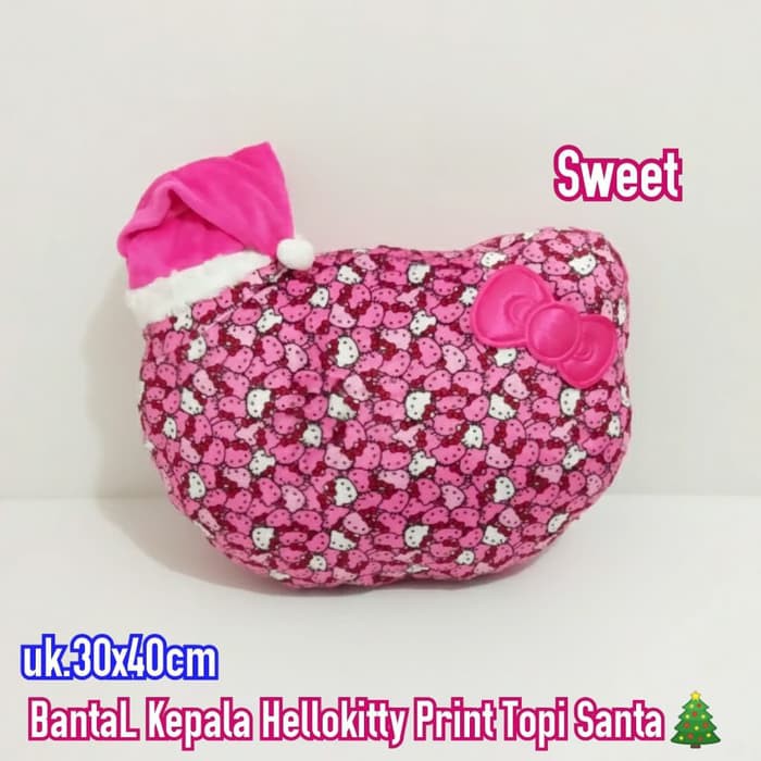 BANTAL BONEKA SOFA KURSI TAMU NATAL MOBIL HELLO KITTY PINK FANTA G
