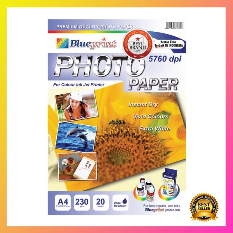 

Diskon Blueprint BP-GPA4230 Photo Paper A4 230gsm Bunga Matahari