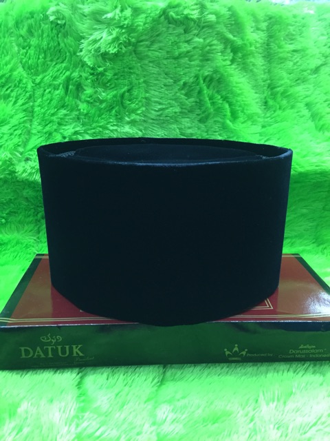 Peci datuk tinggi 12 cm 13 cm dan 14 cm