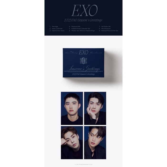 SHARING EXO 2022 SEASON'S GREETINGS SG2022 ALADIN
