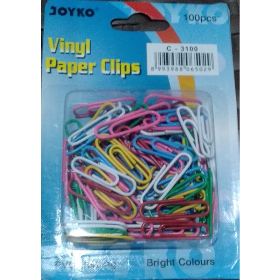 

Klip warna warni Joyko, penjepit kertas