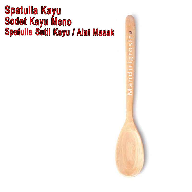 Sodet Kayu Mono * Spatulla Kayu * Spatulla Sutil Kayu * Alat Masak