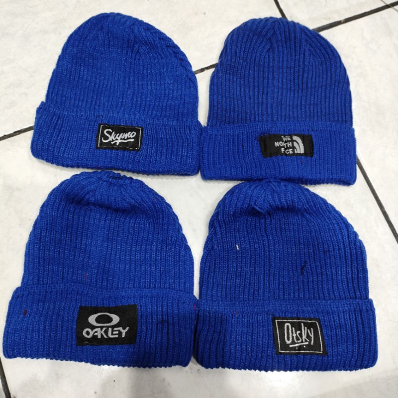 COD Topi Beanie hat tempel anak dan dewasa Topi bromo topi kupluk rajut distro murah grosir ecer Beanie hat TRUE