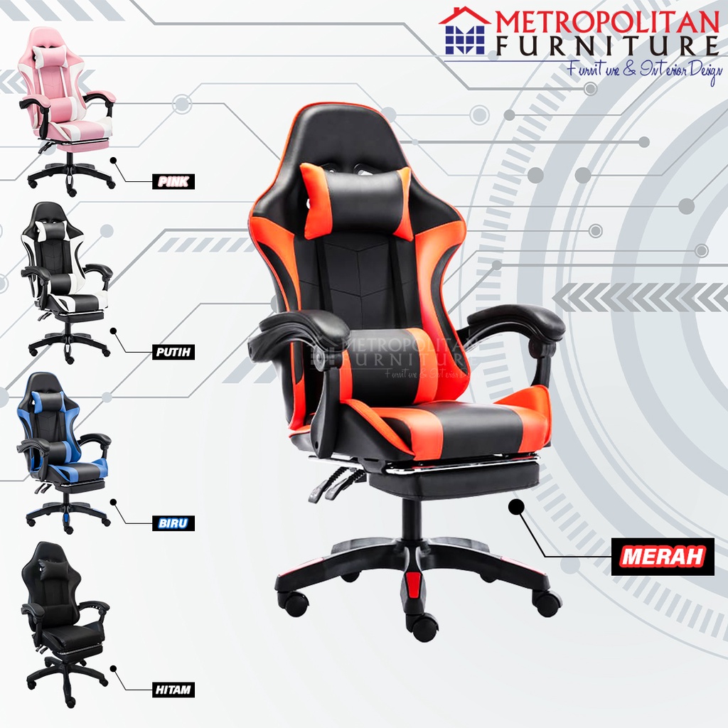 Kursi Gaming Chair Bangku Computer Import