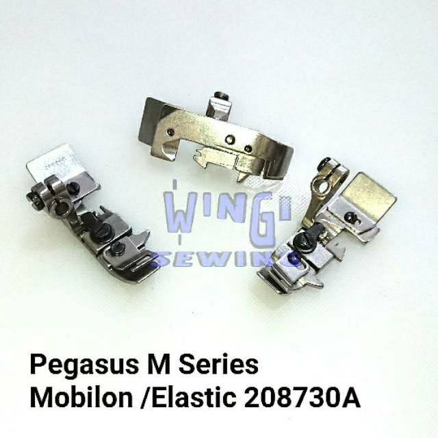 Presser Foot Sepatu Mobilon Karet Elastic Mesin Obras Industri